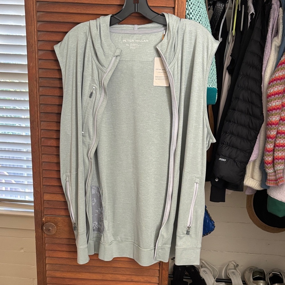 peter millar performance hoodie vest